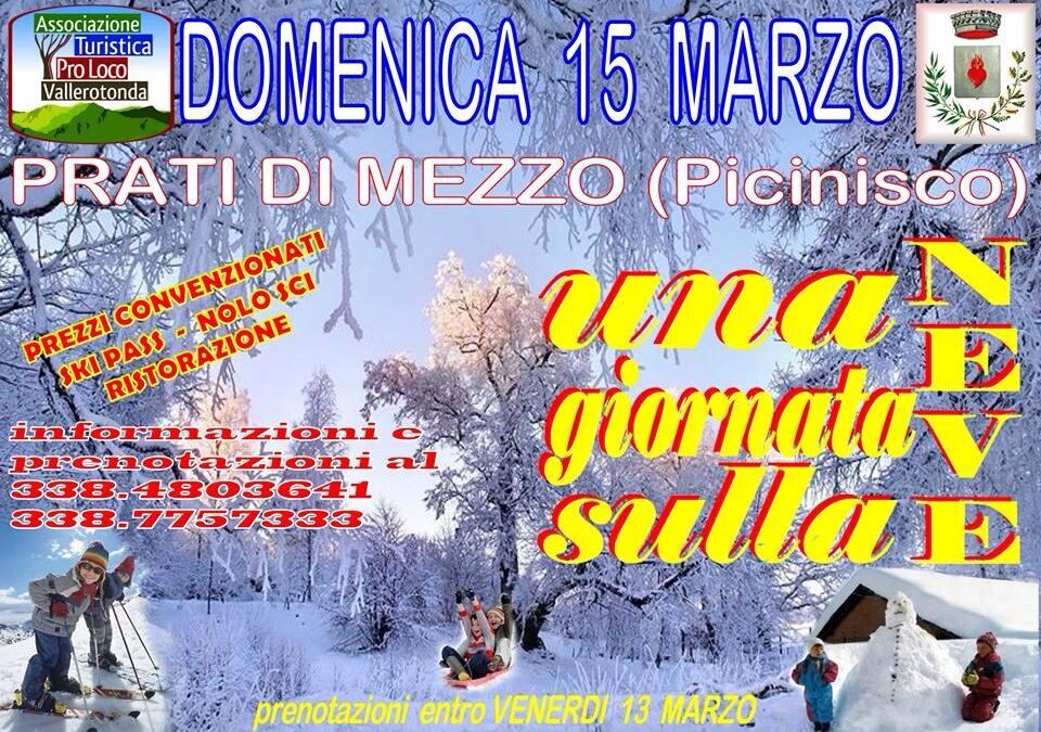 una giornata sulla neve