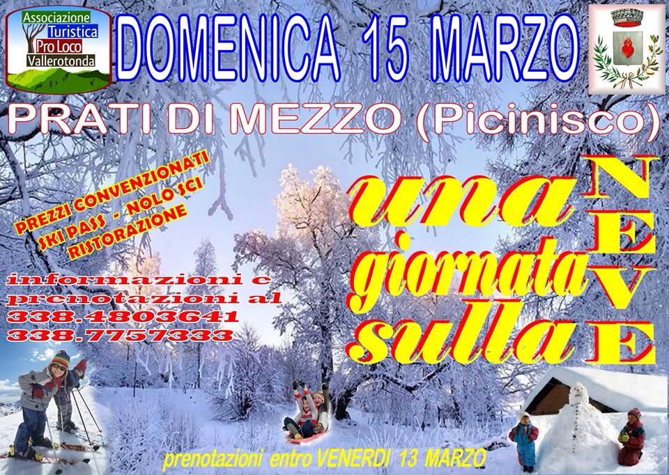gita neve 15 marzo